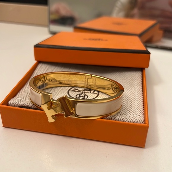 Hermes Jewelry Authentic Hermes Click Clack Bracelet Poshmark